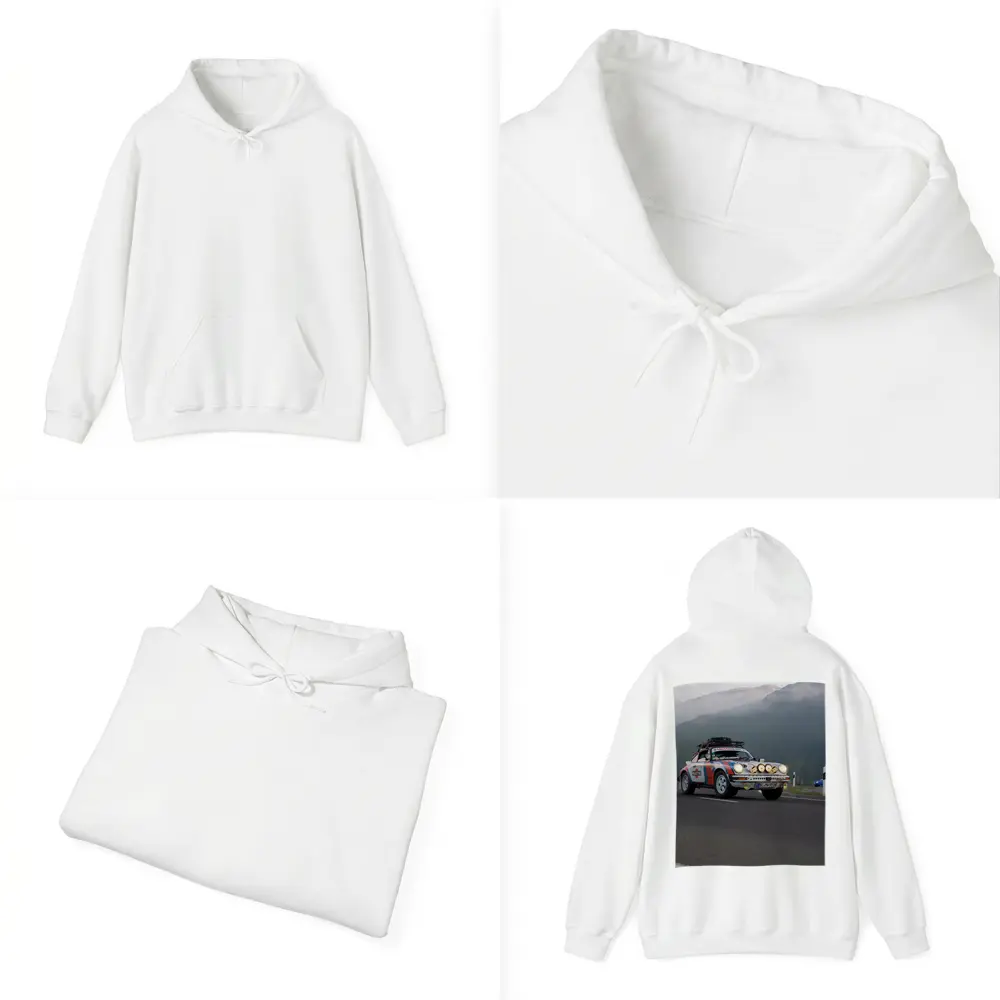 Porsche 911 Rally Car Mountain Road – Hoodies