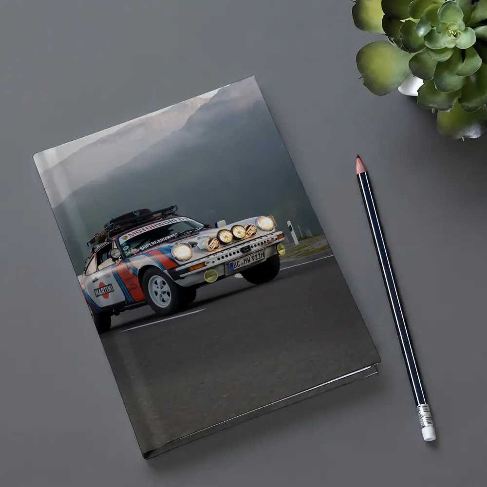 Porsche 911 Rally Car Mountain Road – Notebooks