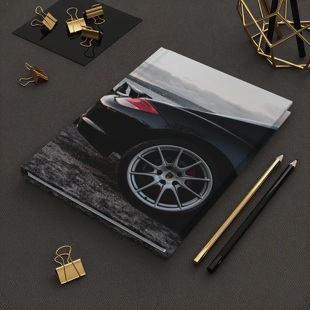 Black Porsche Cayman By Coastal Waterfront – Notebooks