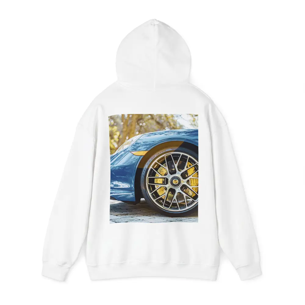 Porsche 911 Blue Detail Yellow Brake Calipers – Hoodies