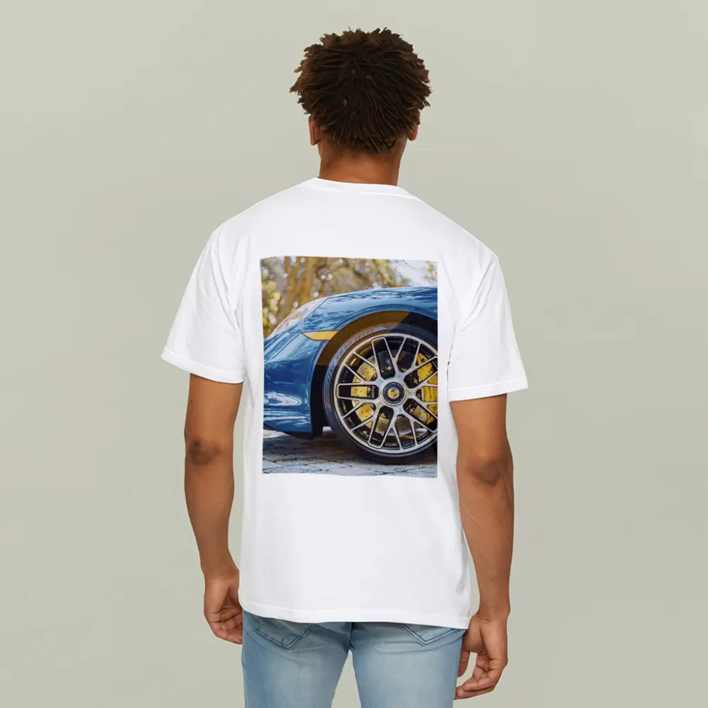 Porsche 911 Blue Detail Yellow Brake Calipers – T-Shirts
