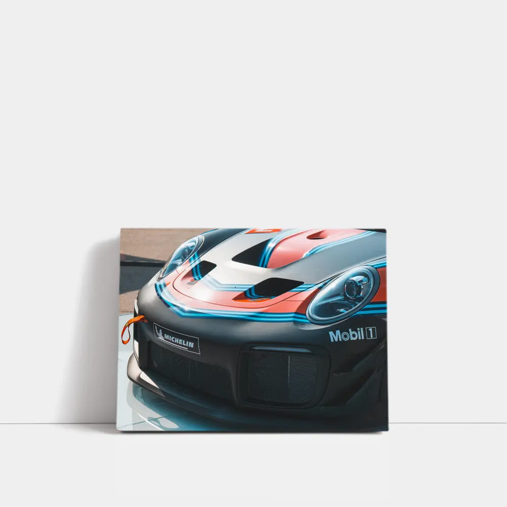 Porsche GT2 RS Race Car Front Close Up – Wall Art
