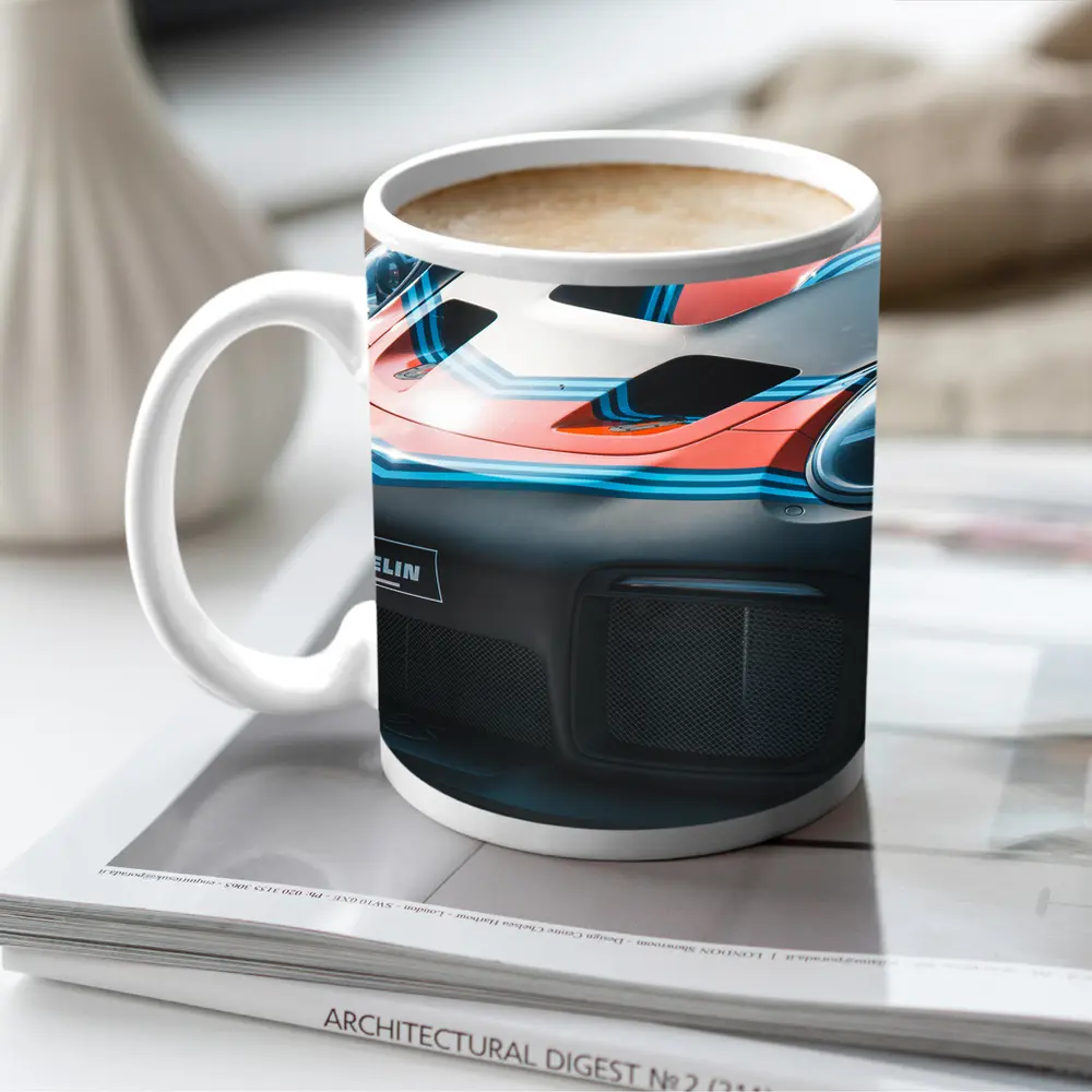 Porsche GT2 RS Race Car Front Close Up – Mugs