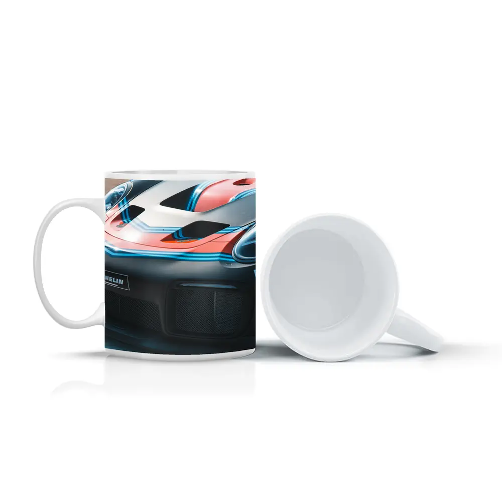 Porsche GT2 RS Race Car Front Close Up – Mugs