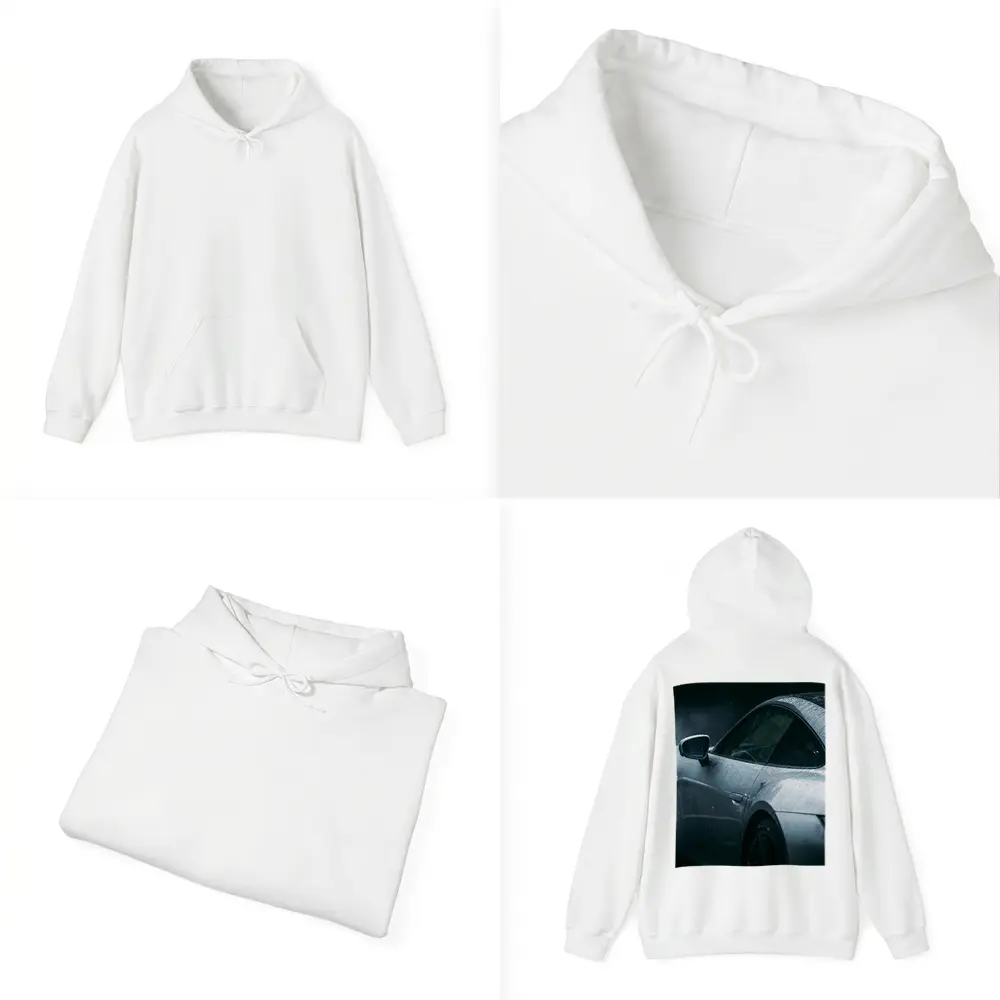 Porsche 911 Silver Rain Wet Dark – Hoodies