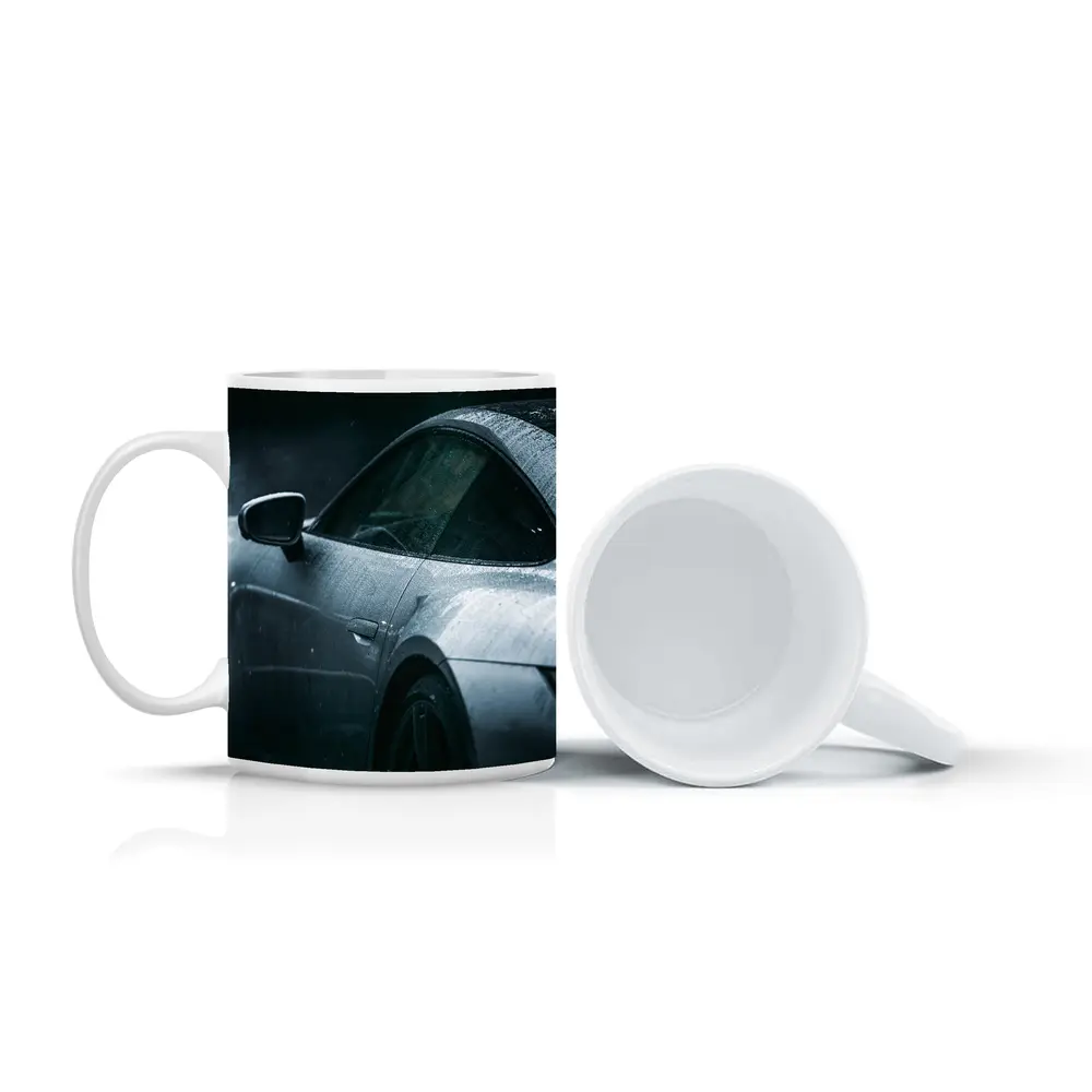 Porsche 911 Silver Rain Wet Dark – Mugs