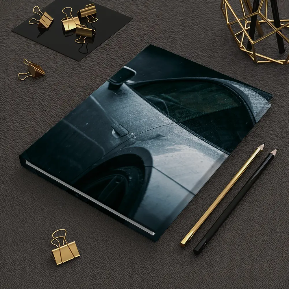 Porsche 911 Silver Rain Wet Dark – Notebooks