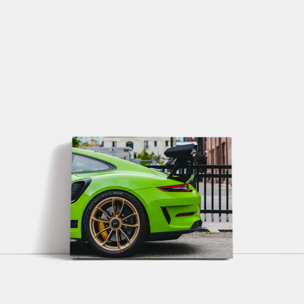 Porsche 911 GT3 RS Lizard Green Street – Wall Art