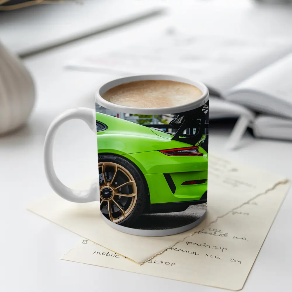 Porsche 911 GT3 RS Lizard Green Street – Mugs