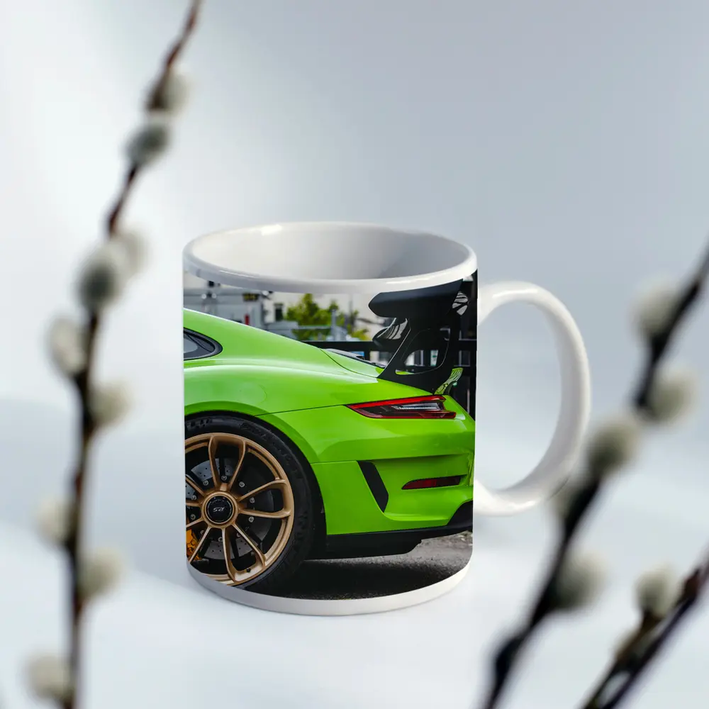 Porsche 911 GT3 RS Lizard Green Street – Mugs