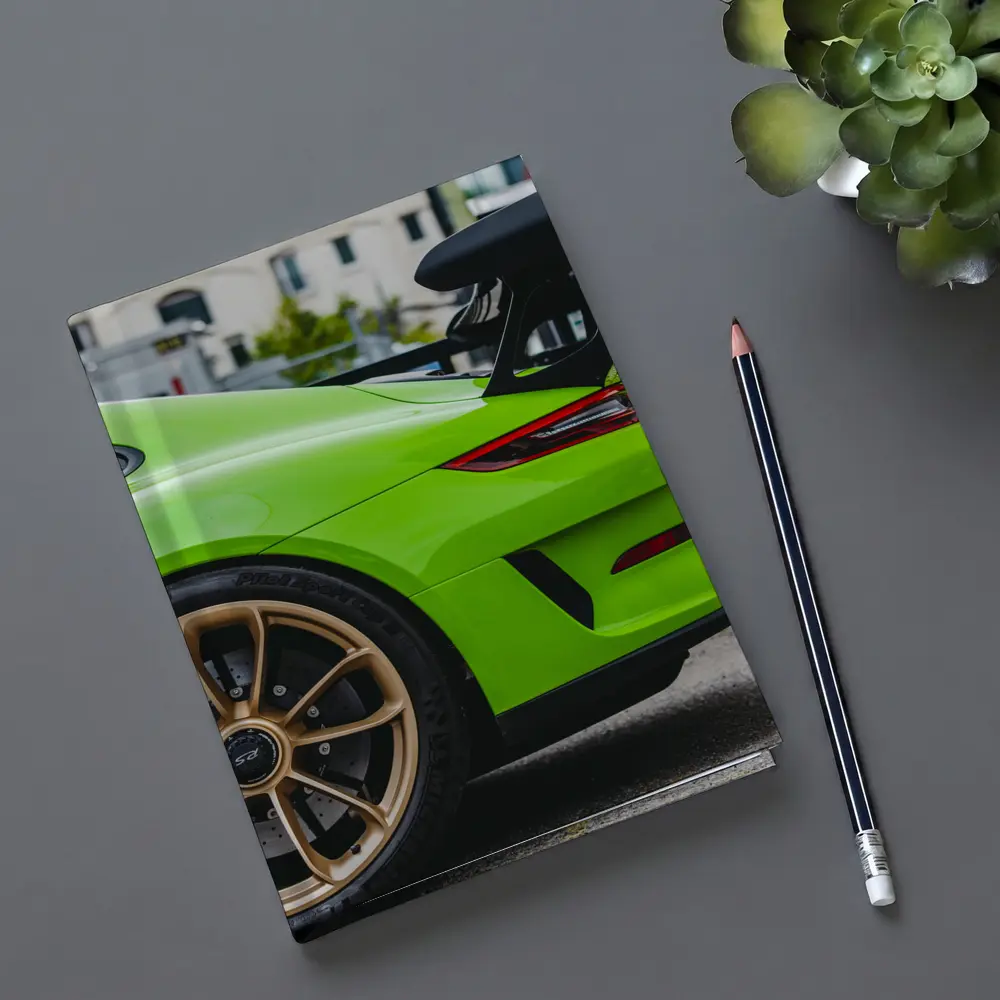 Porsche 911 GT3 RS Lizard Green Street – Notebooks