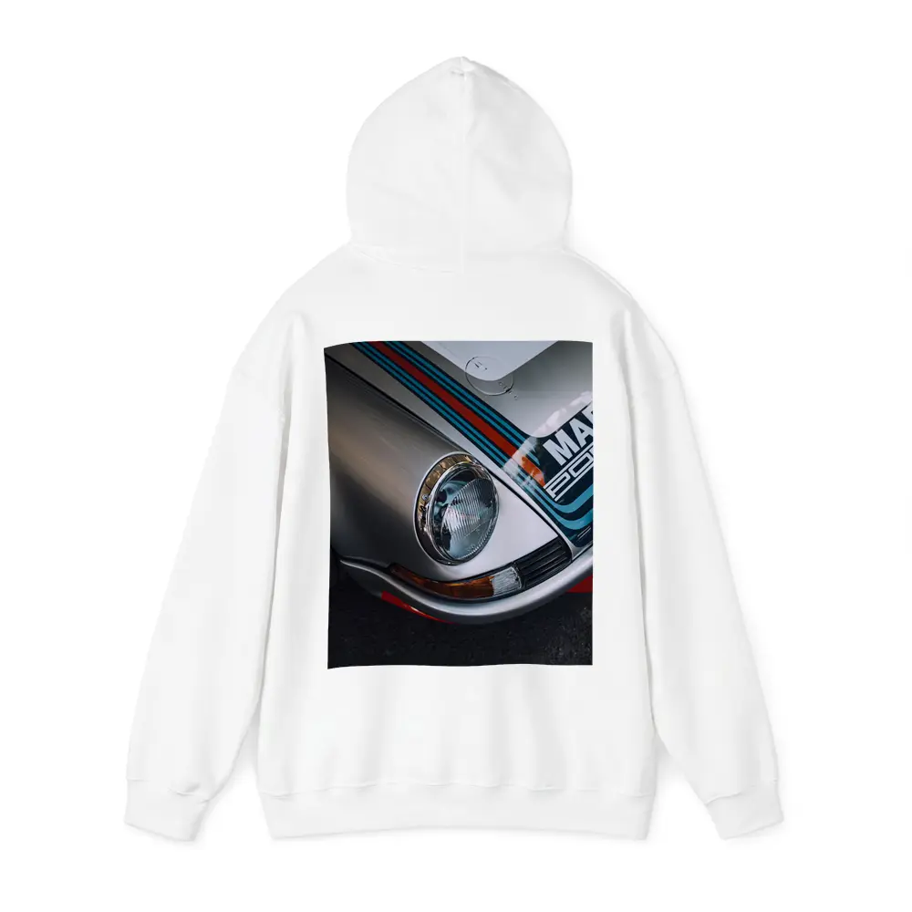 Porsche 911 Martini Racing Livery Close Up – Hoodies