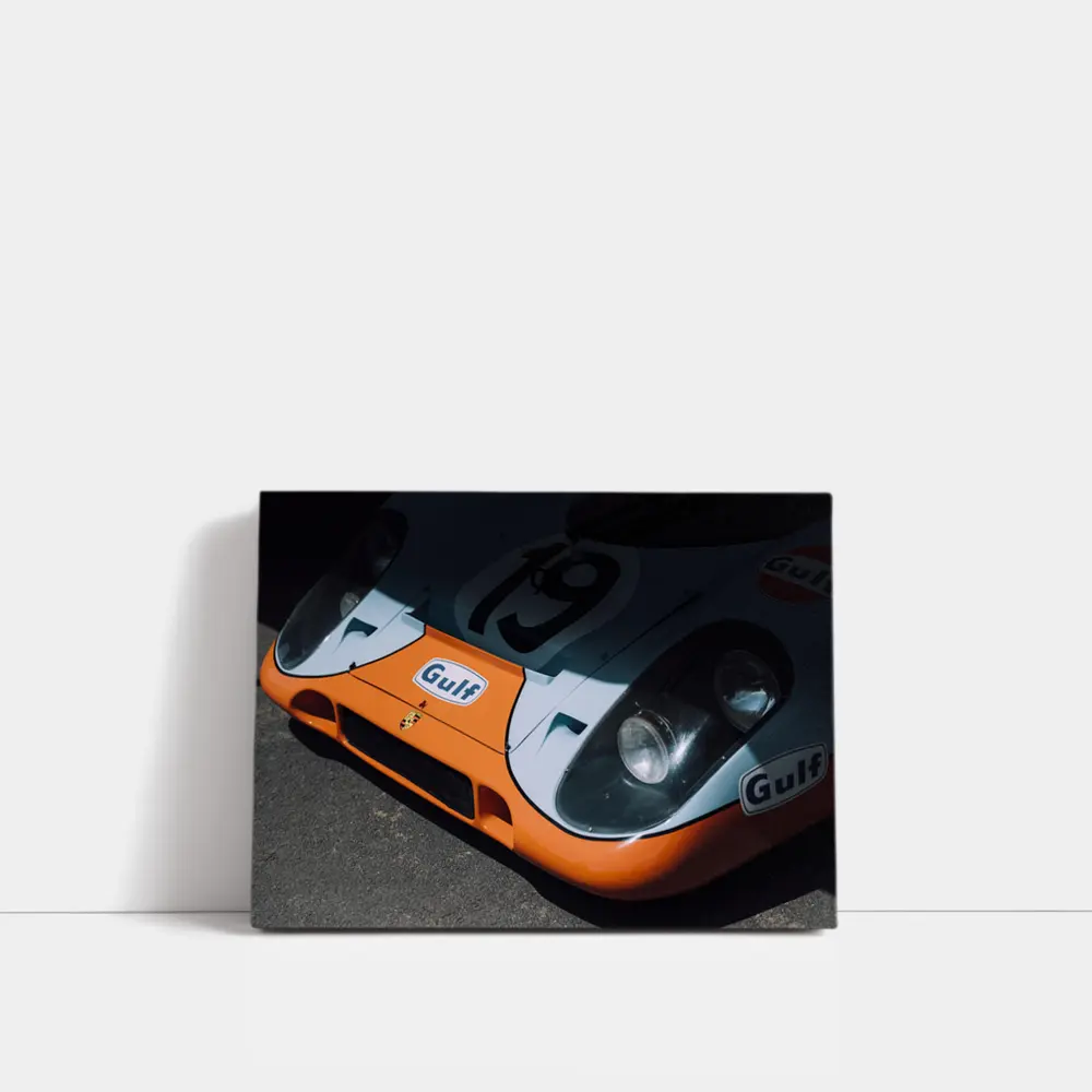 Porsche 917 Gulf Racing Livery Close Up – Wall Art