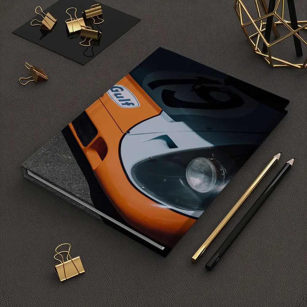 Porsche 917 Gulf Racing Livery Close Up – Notebooks