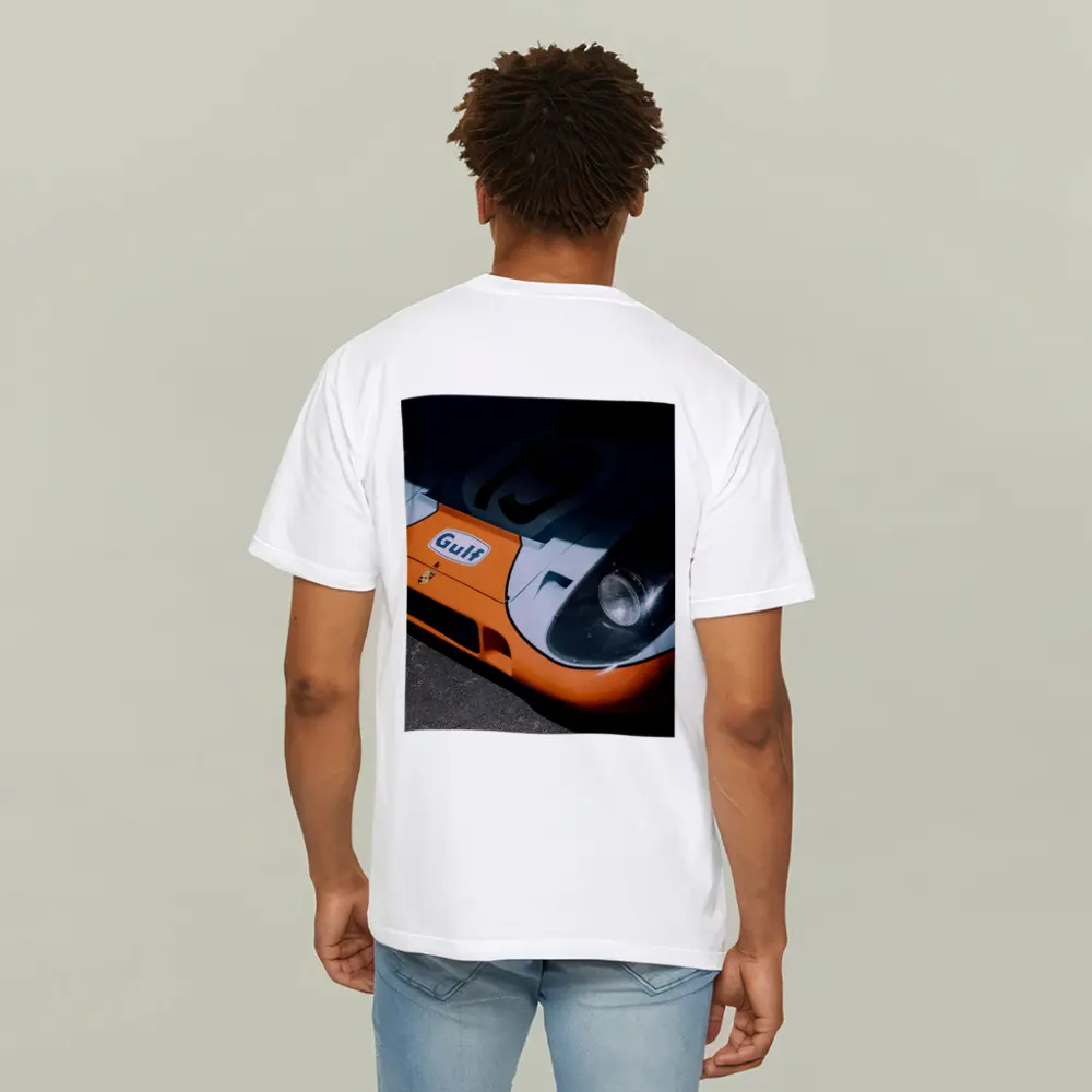 Porsche 917 Gulf Racing Livery Close Up – T-Shirts