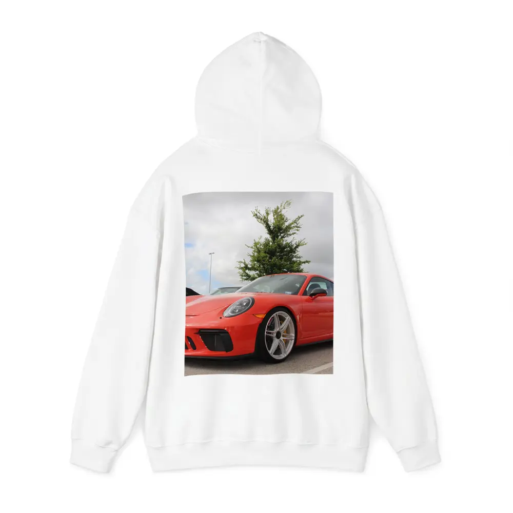 Porsche 911 GT3 Red Parking Lot – Hoodies