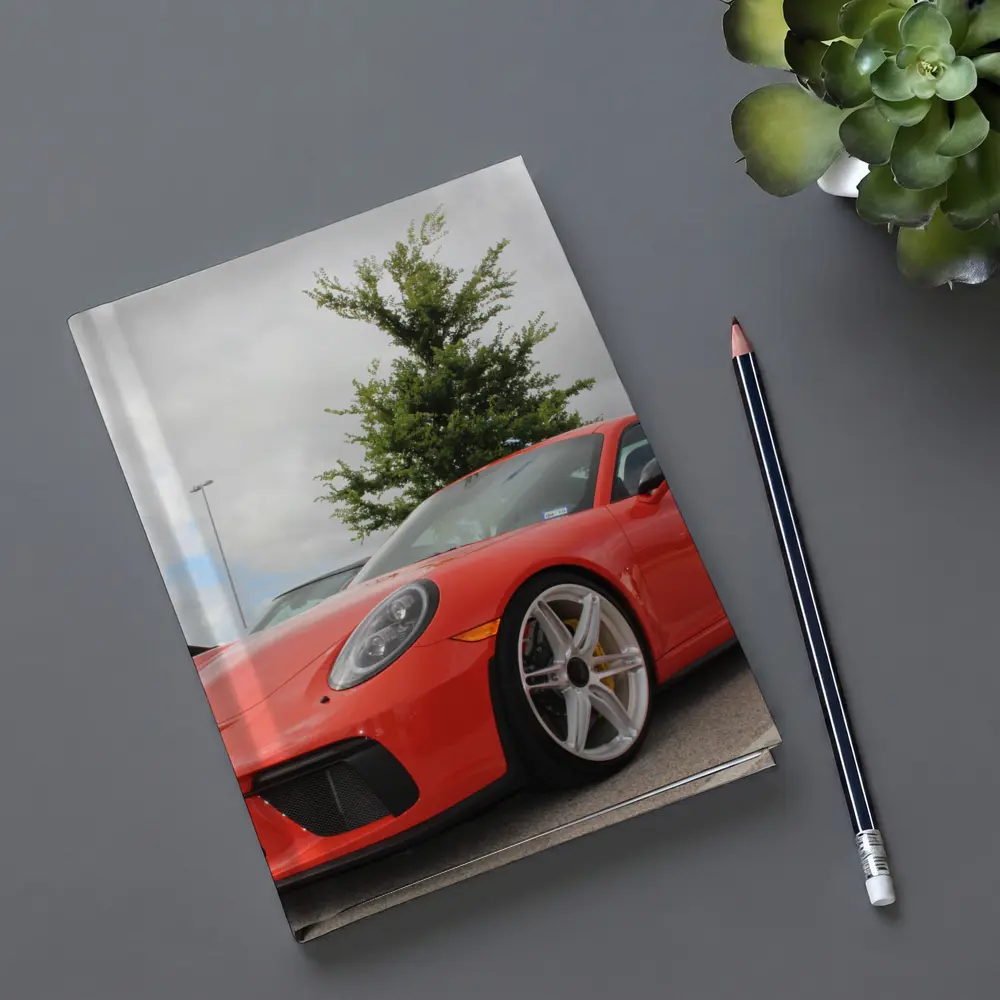 Porsche 911 GT3 Red Parking Lot – Notebooks