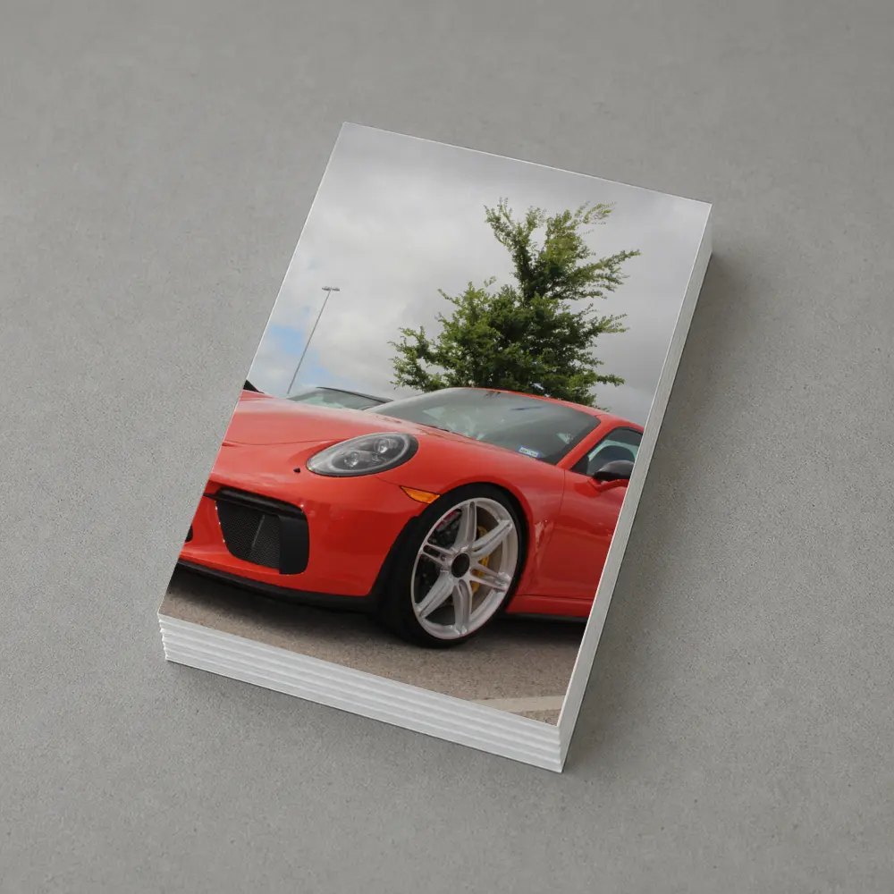 Porsche 911 GT3 Red Parking Lot – Postcards