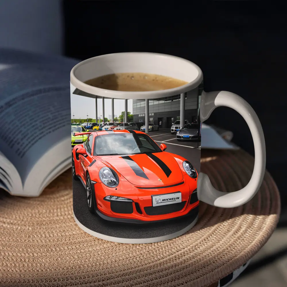 Porsche 911 GT3 RS Orange Track Day – Mugs