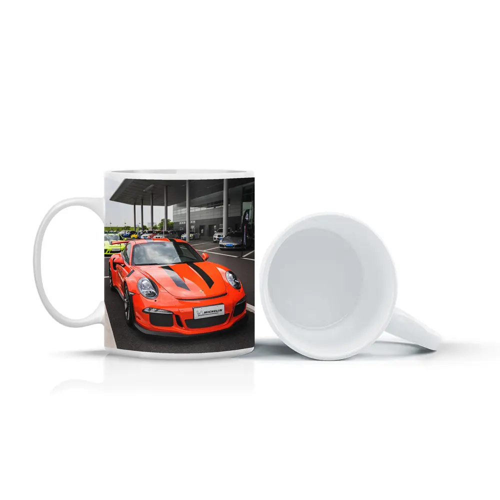 Porsche 911 GT3 RS Orange Track Day – Mugs