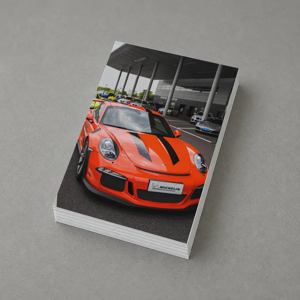 Porsche 911 GT3 RS Orange Track Day – Postcards