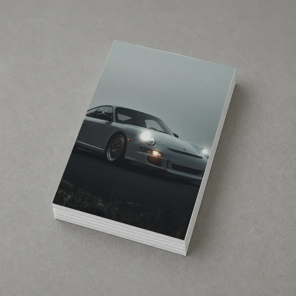 Porsche 911 GT3 Foggy Road Gray – Postcards