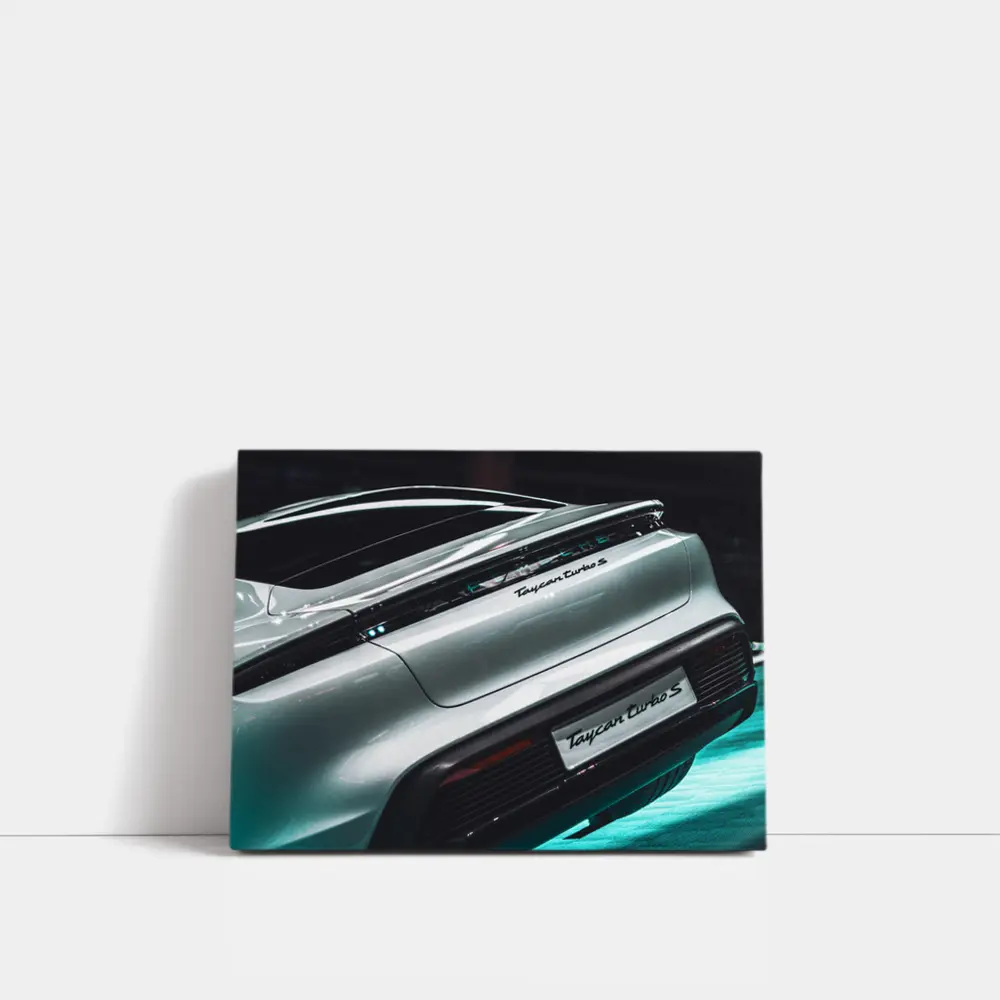 Porsche Taycan Turbo S Rear Detail – Wall Art
