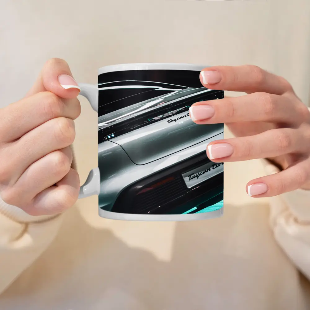 Porsche Taycan Turbo S Rear Detail – Mugs