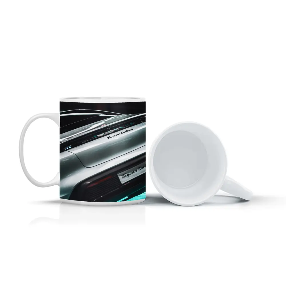 Porsche Taycan Turbo S Rear Detail – Mugs