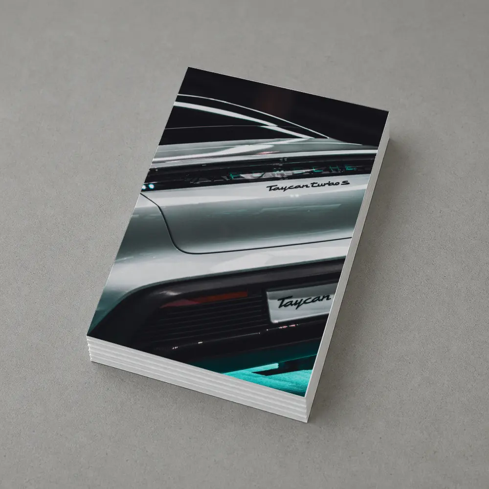 Porsche Taycan Turbo S Rear Detail – Postcards
