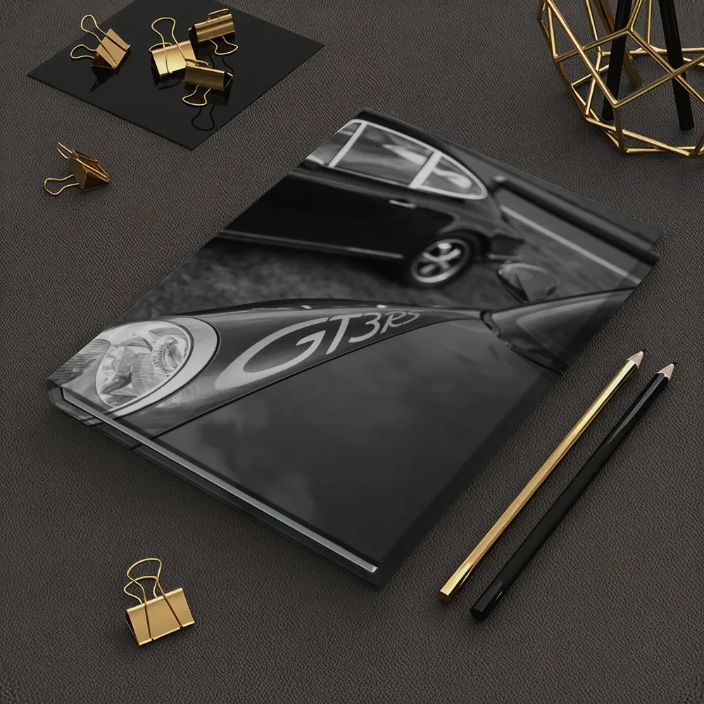 Porsche GT3 RS Classic Black and White – Notebooks
