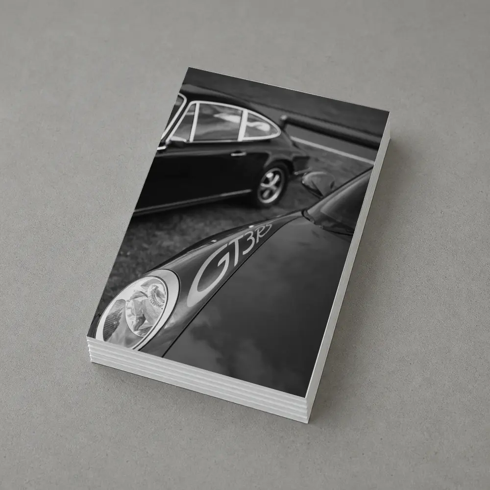 Porsche GT3 RS Classic Black and White – Postcards