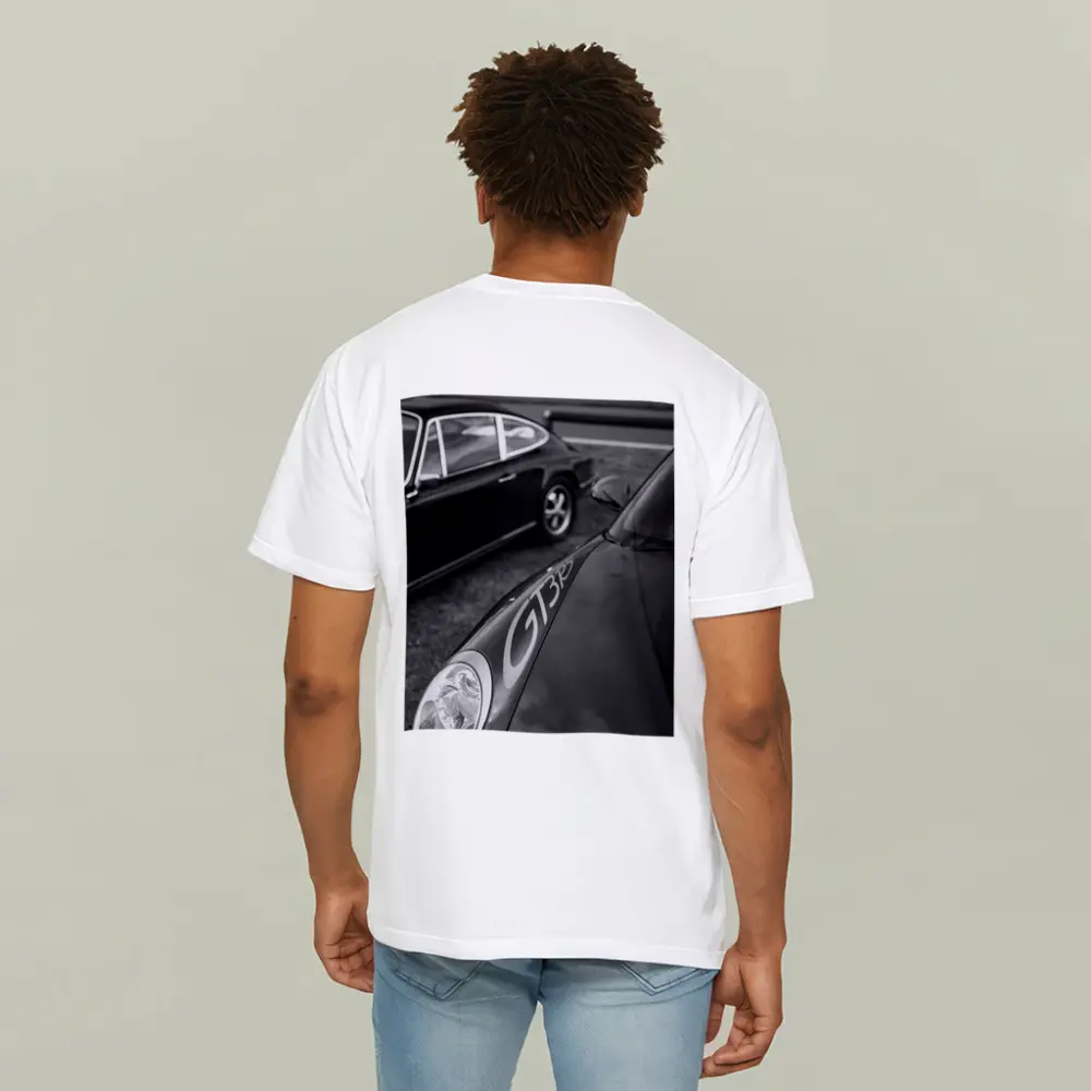 Porsche GT3 RS Classic Black and White – T-Shirts