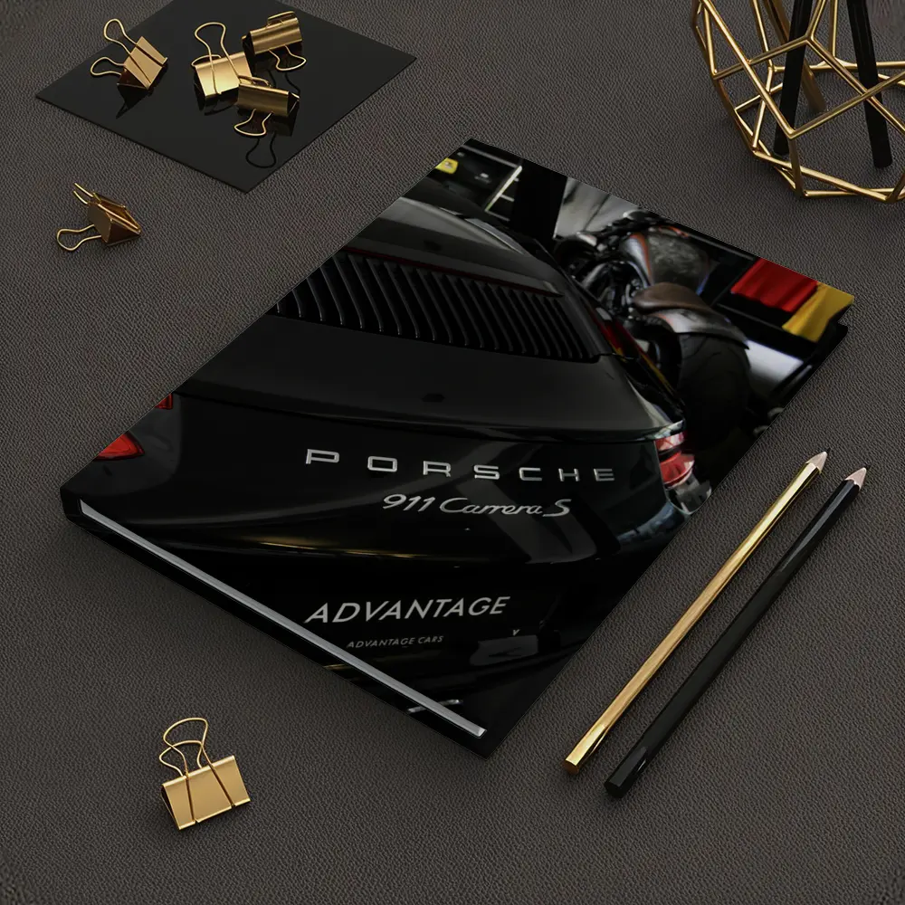 Porsche 911 Carrera S Black Rear Detail – Notebooks