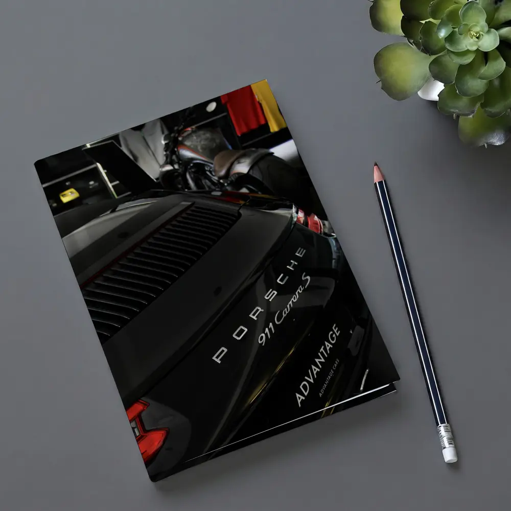 Porsche 911 Carrera S Black Rear Detail – Notebooks
