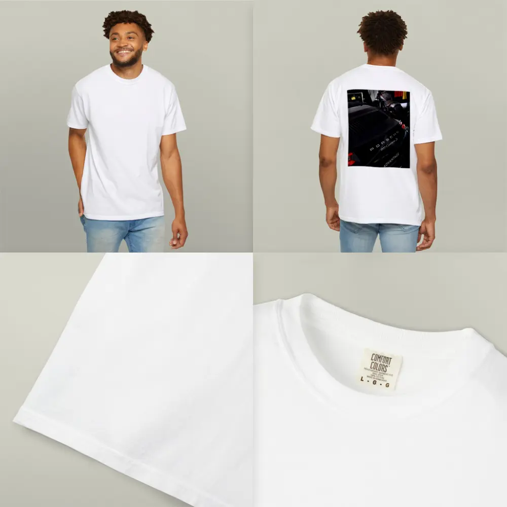 Porsche 911 Carrera S Black Rear Detail – T-Shirts