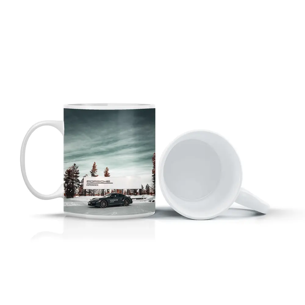 Porsche 911 Turbo Snow Winter Scene – Mugs