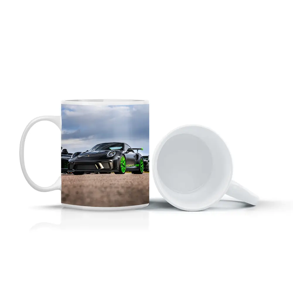 Porsche GT RS Black Green Track Day – Mugs