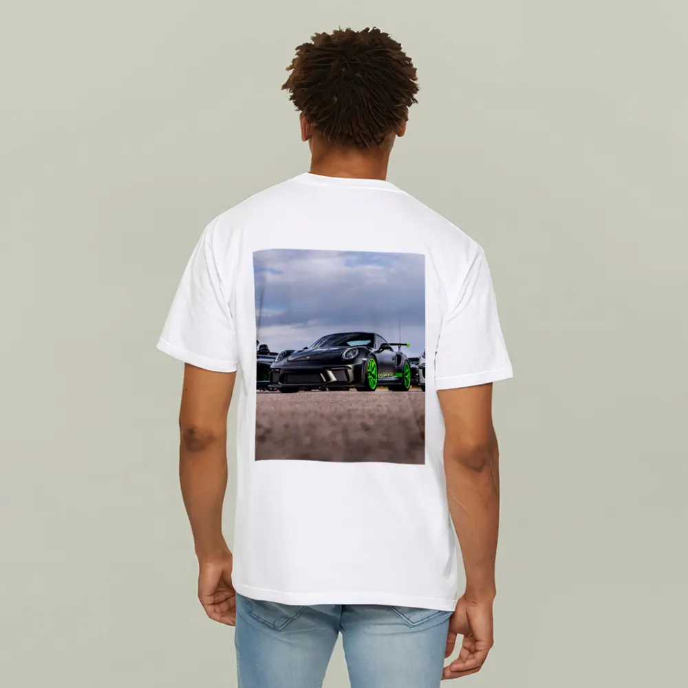 Porsche GT RS Black Green Track Day – T-Shirts