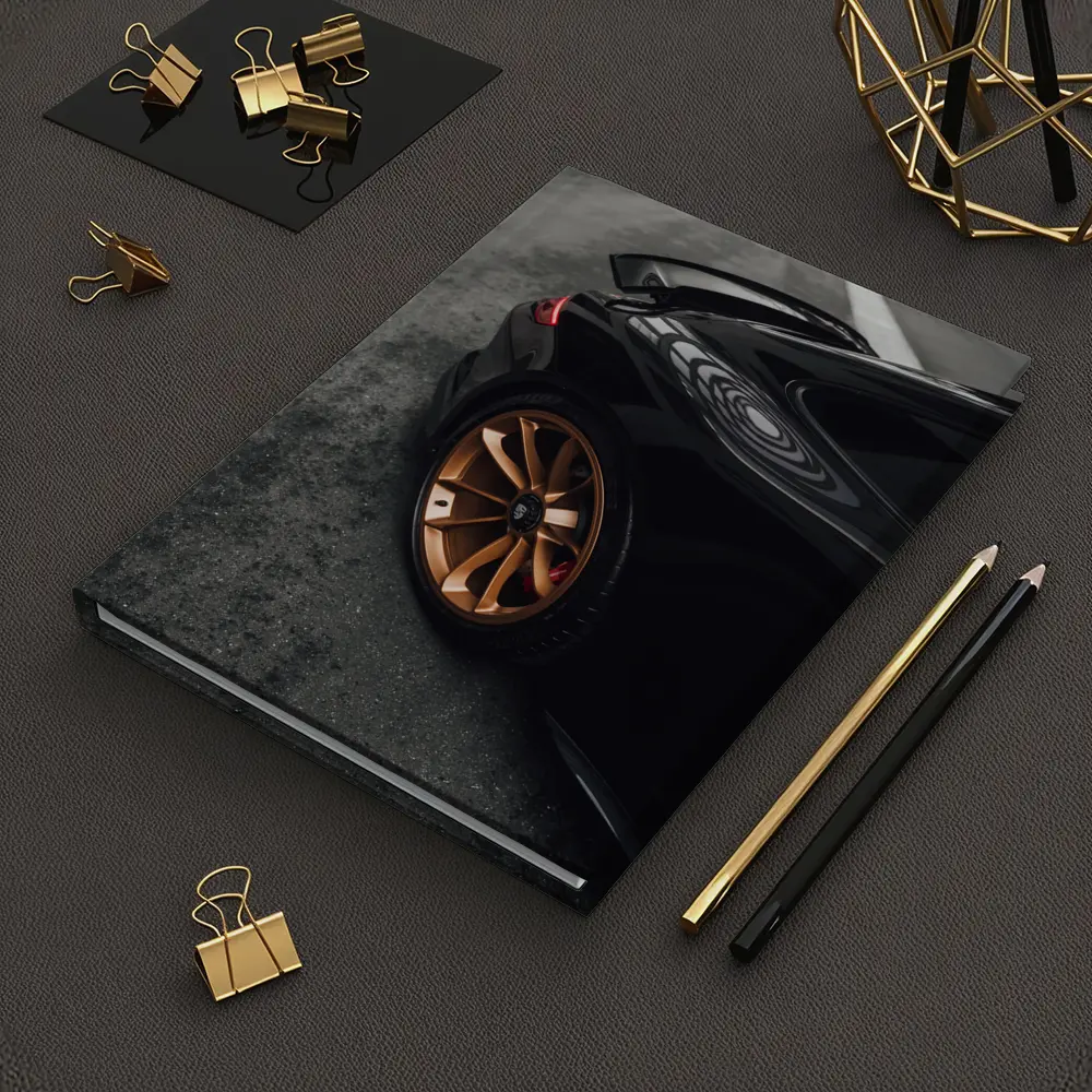 Black Porsche GT Bronze Wheels Garage – Notebooks
