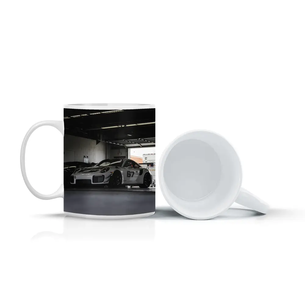 Porsche GT2 RS Race Car Pit Garage – Mugs