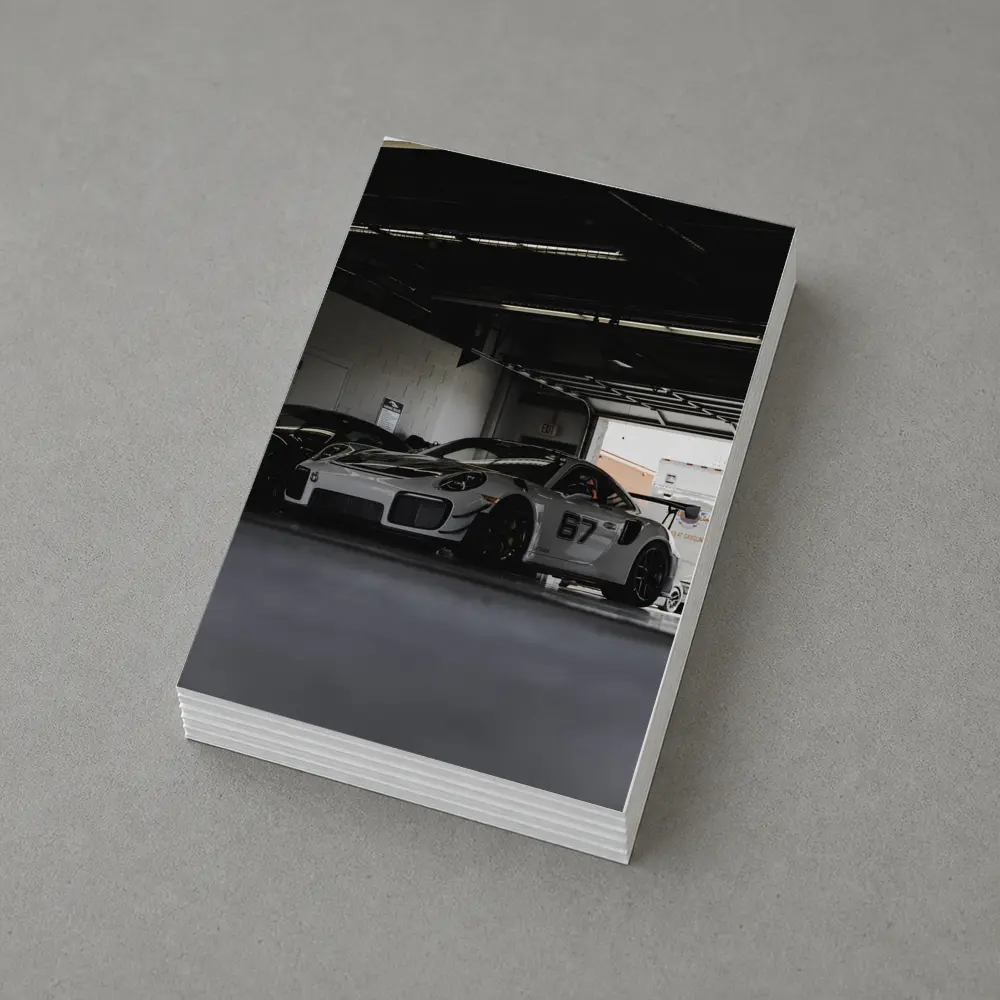 Porsche GT2 RS Race Car Pit Garage – Postcards