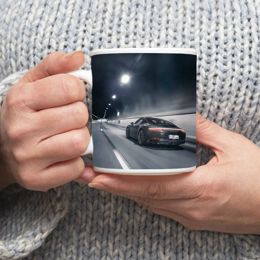 Porsche 911 Dark Tunnel Speed Shot – Mugs