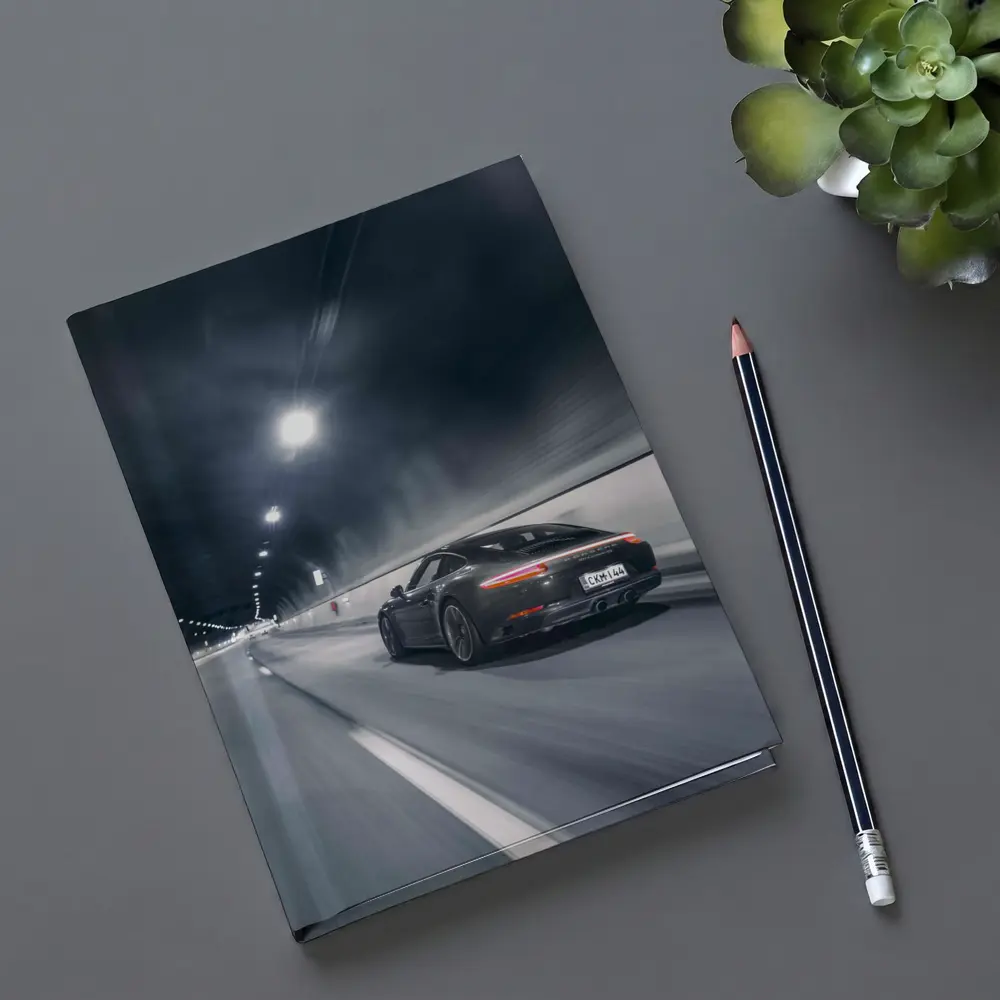 Porsche 911 Dark Tunnel Speed Shot – Notebooks