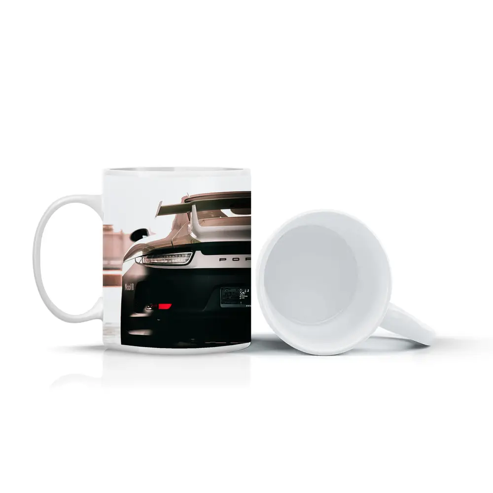 Porsche 911 Rear View Dark Garage – Mugs