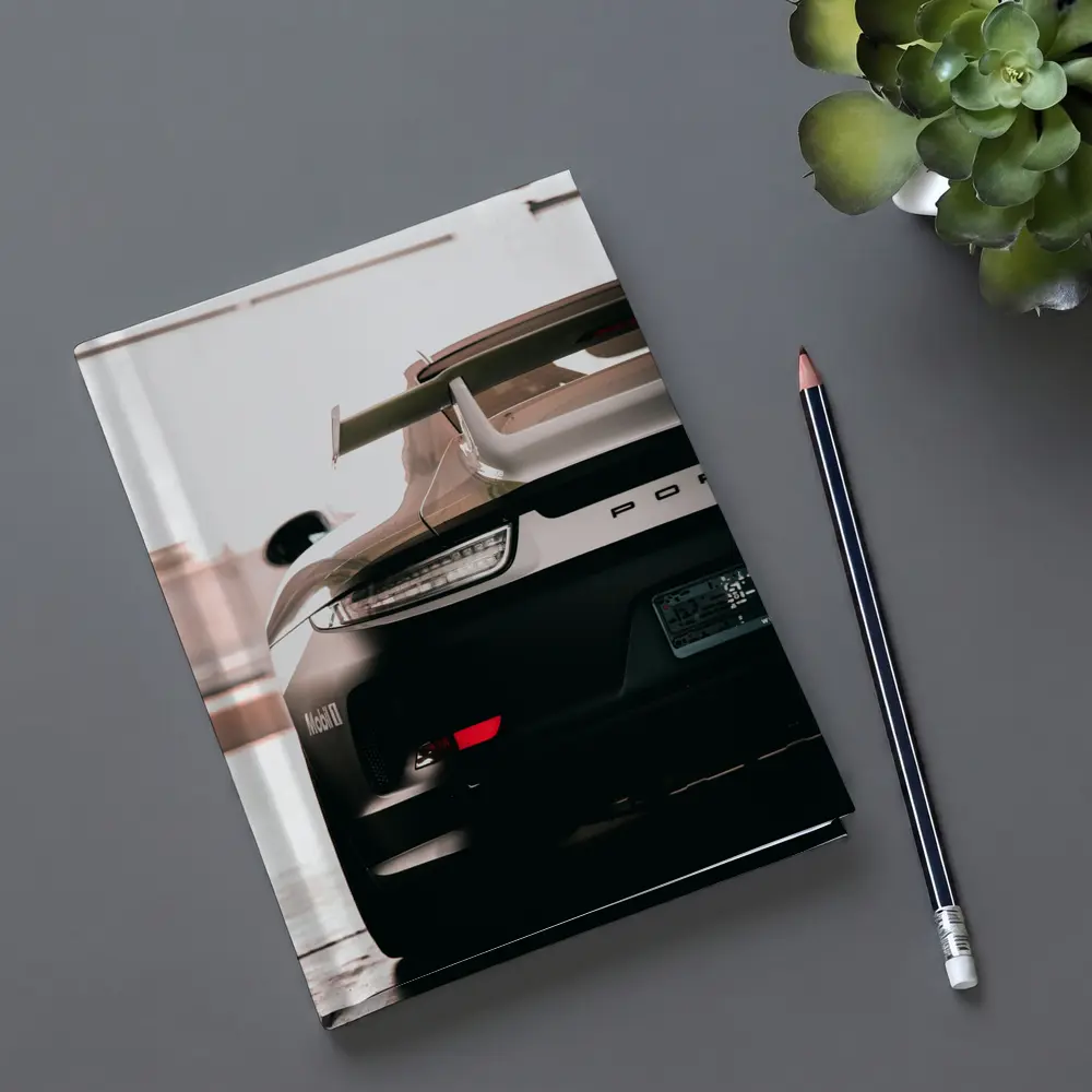 Porsche 911 Rear View Dark Garage – Notebooks
