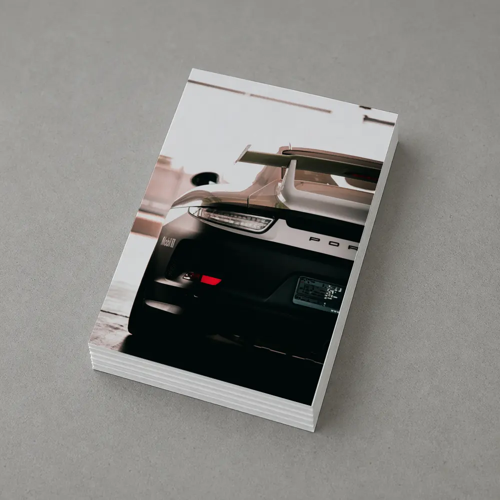 Porsche 911 Rear View Dark Garage – Postcards
