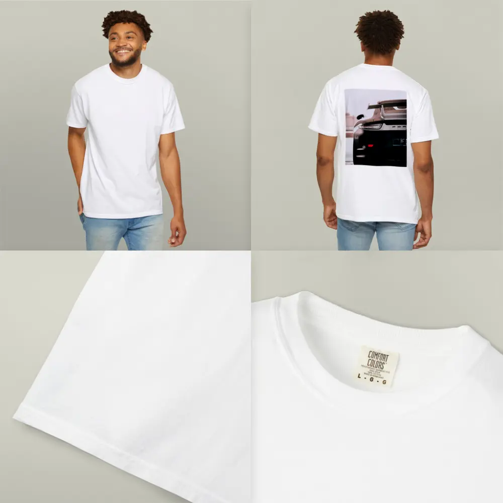 Porsche 911 Rear View Dark Garage – T-Shirts