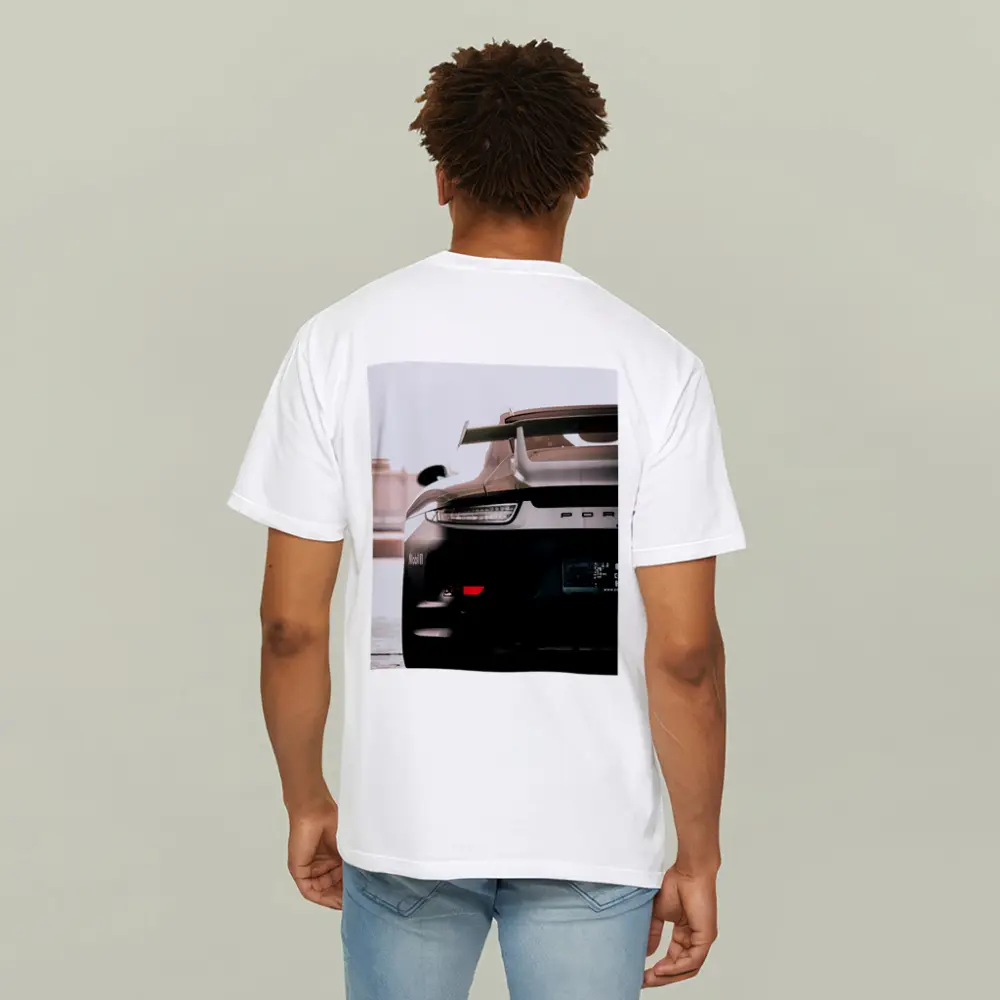 Porsche 911 Rear View Dark Garage – T-Shirts