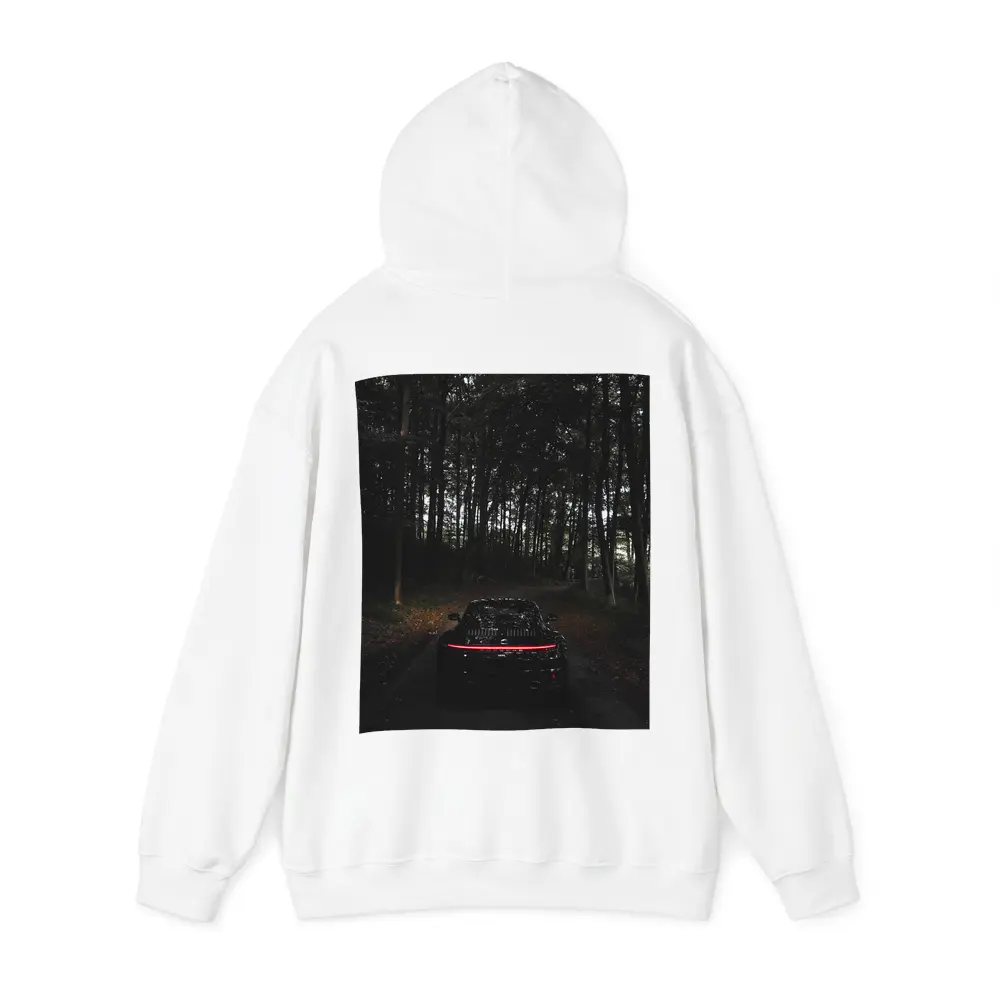 Porsche Taycan Black In Dark Forest – Hoodies